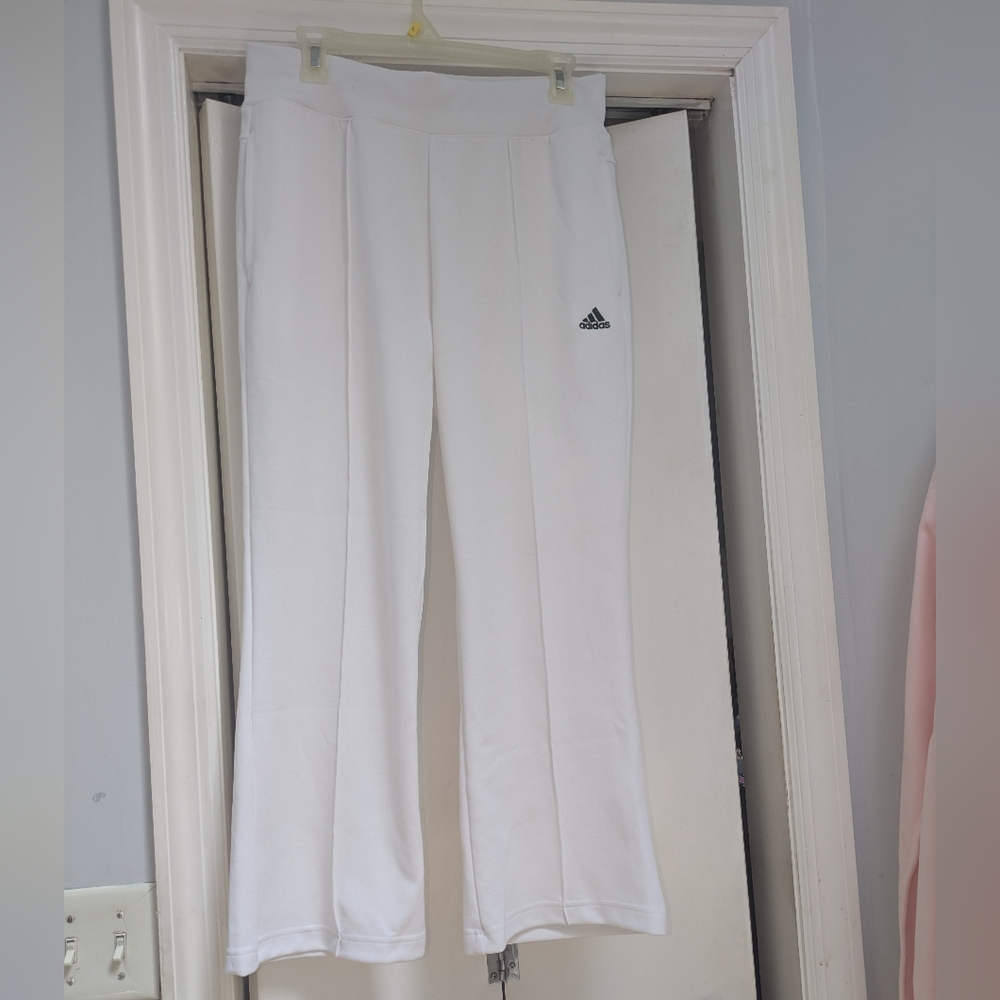 Adidas Express Flare 7/8 Multi Sport Women's Pants White Size M
